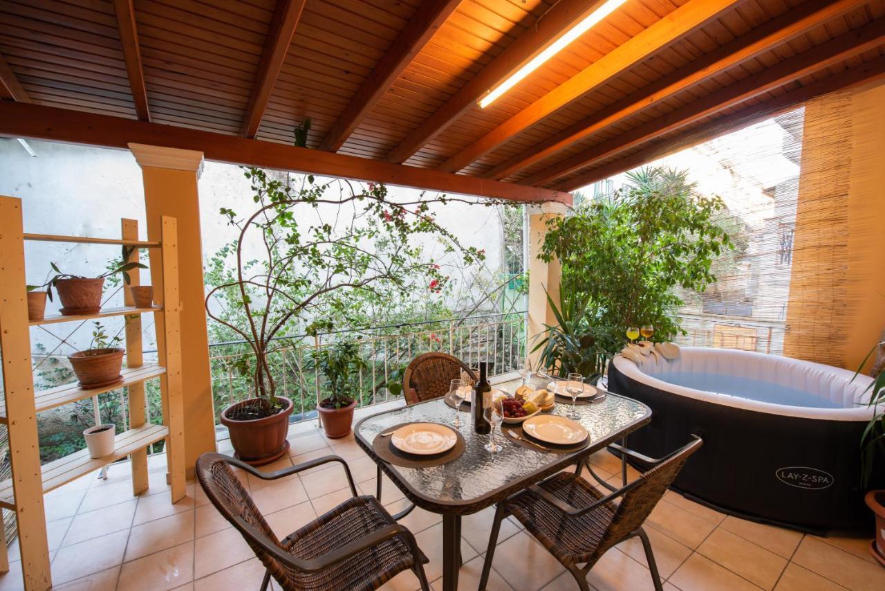 Luxury Katrinas Apartment With Outdoor Jacuzzi Corfu  Exterior photo